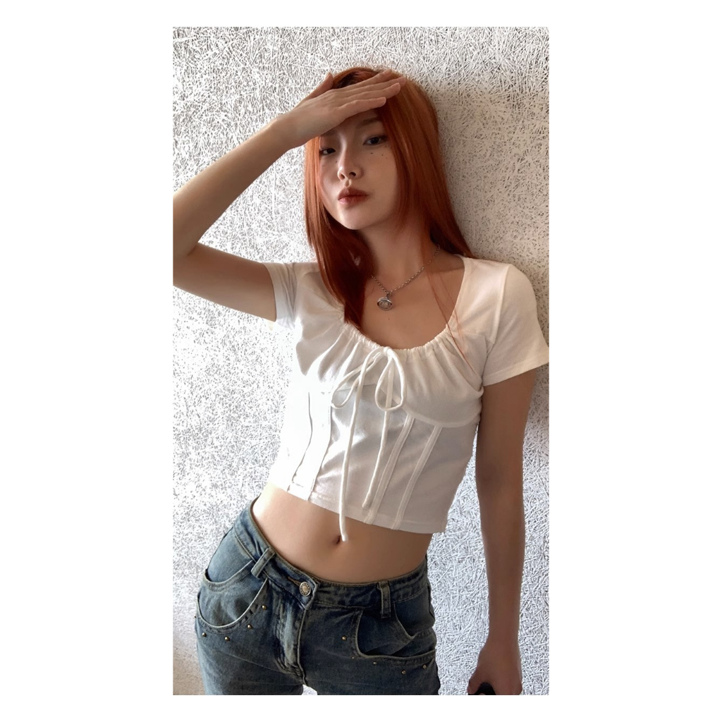 Áo Thun Tay Ngắn Cổ Tròn Thiết Kế Mới Mùa Hè 2023 Cho Nữ