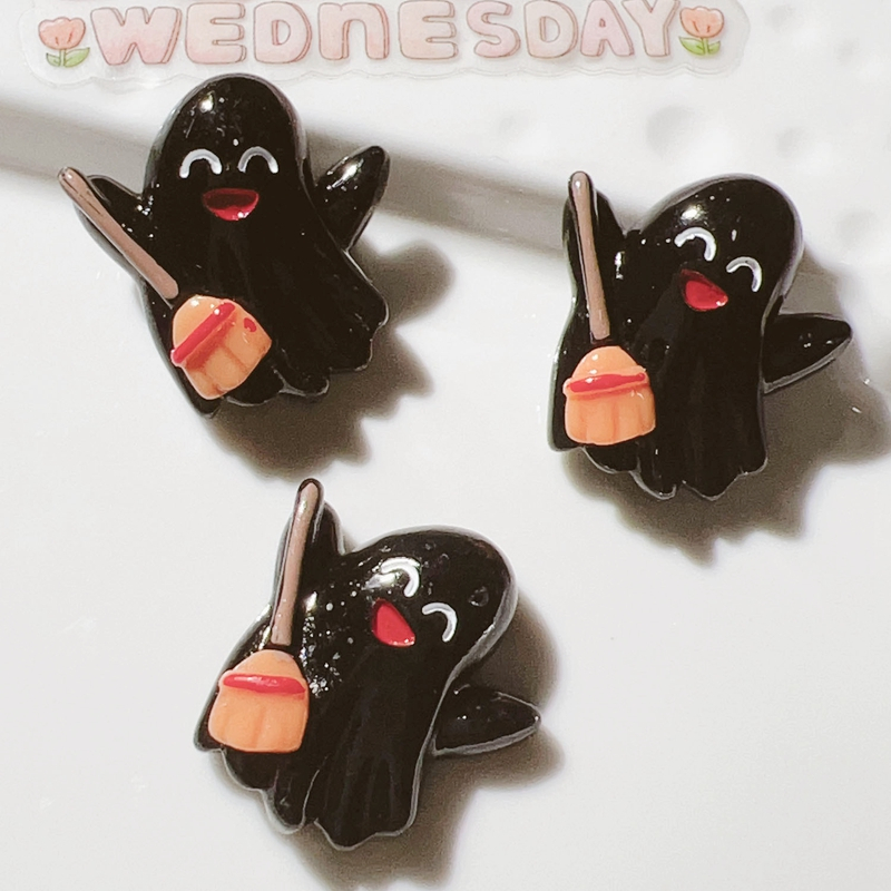 10 miếng resin cartoon animal halloween series/character/drawing/3d/flat decoration/crafts