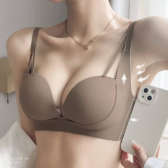 Áo ngực YIBEIKA không đường may có thể điều chỉnh chống chảy xệ cho nữ