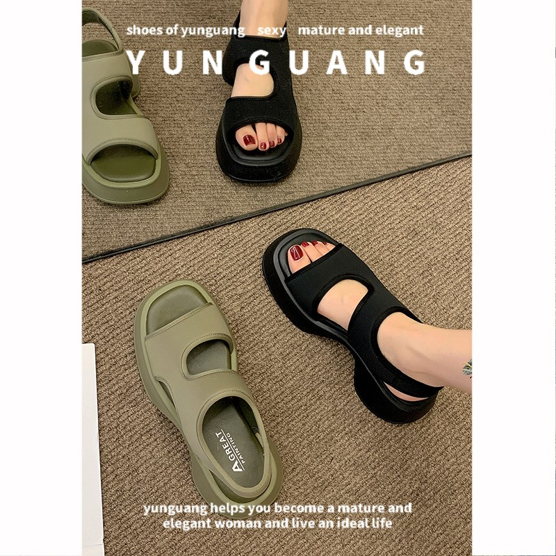 Yunguang Xăng đan Thể Thao Đế Dày Mềm Mại Và Nhẹ Chống Trượt Chống Thấm Nước Cho Nữ