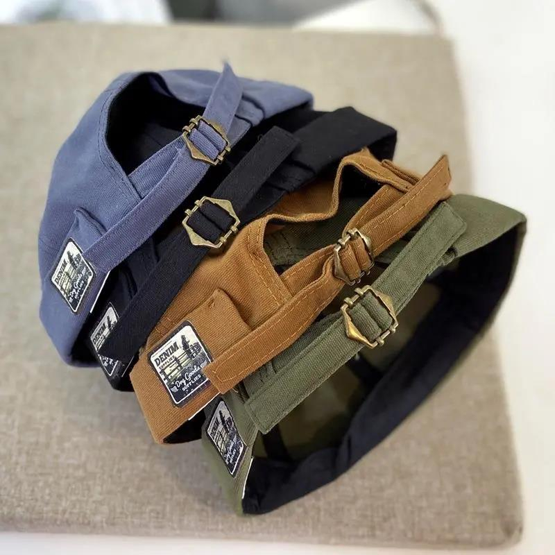 Mũ beanie DENIM Không Vành Màu Trơn Thời Trang Cho Nam Và Nữ