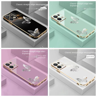 ốp lưng OPPO A5S A12 A7 A11K A31 2020 A3S F9 F9 Pro A15 A15S A53 2020 A33 A92 A52 60% thẳng cạnh bướm trường hợp điện thoại