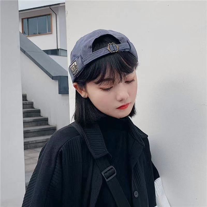 Mũ beanie DENIM Không Vành Màu Trơn Thời Trang Cho Nam Và Nữ