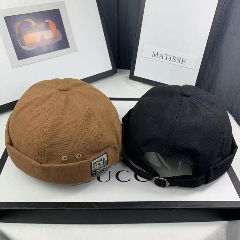 Mũ beanie DENIM Không Vành Màu Trơn Thời Trang Cho Nam Và Nữ