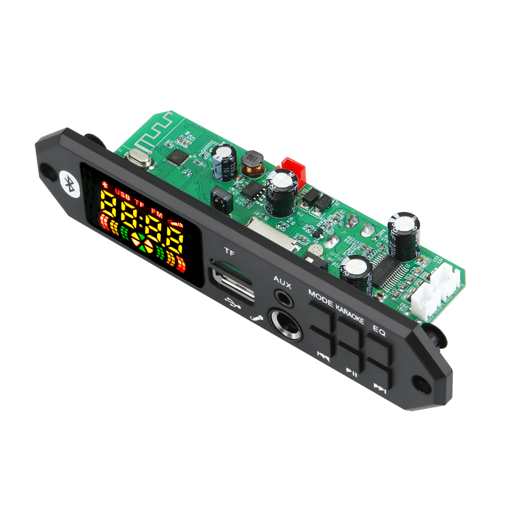 Bảng Mạch Giải Mã MP3 80W Khuếch Đại Âm Thanh Bluetooth 5.0 MP3 12V 24V Hỗ Trợ Thẻ TF / USB Kèm Điều Khiển