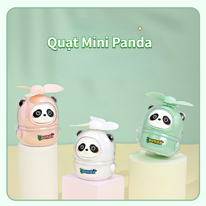 Quạt mini sạc usb Hình Gấu Trúc Dễ Thương Sáng Tạo