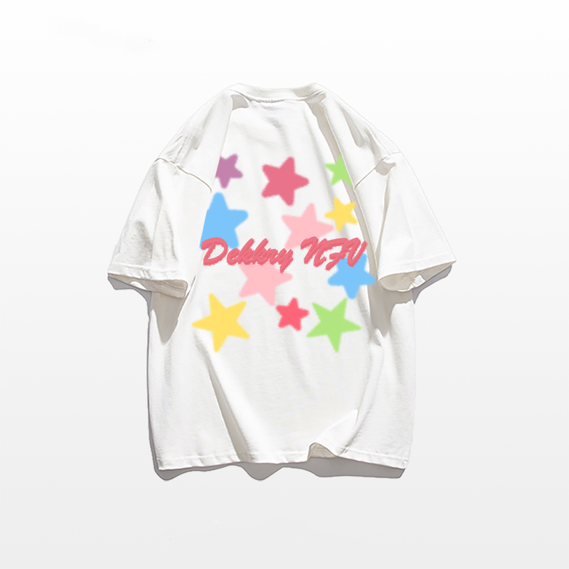 Áo Thun cotton Tay Lửng Dáng Rộng In Chữ LALISAS niche Thời Trang Cho Nữ