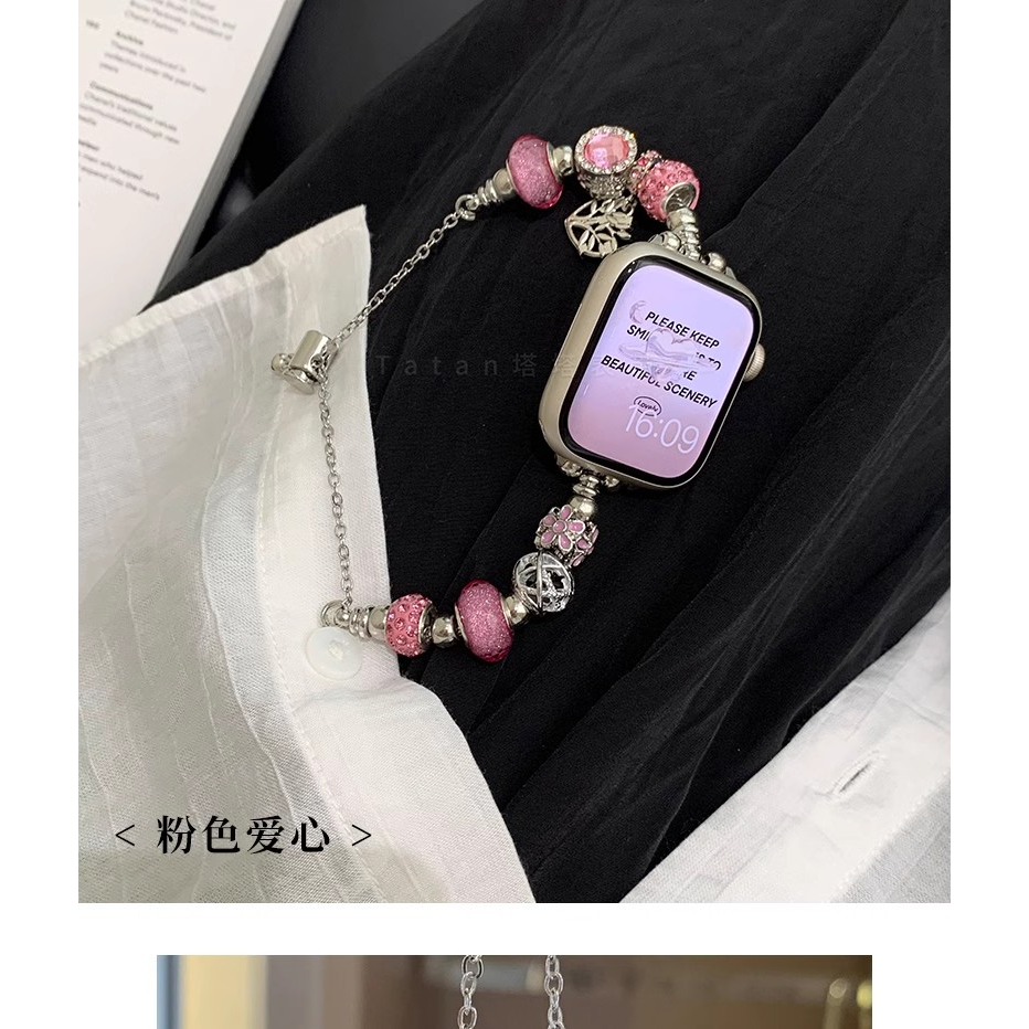 Dây Đeo Thay Thế Bằng Pha Lê Cho Đồng Hồ Apple iwatch 44MM SE 6 40MM