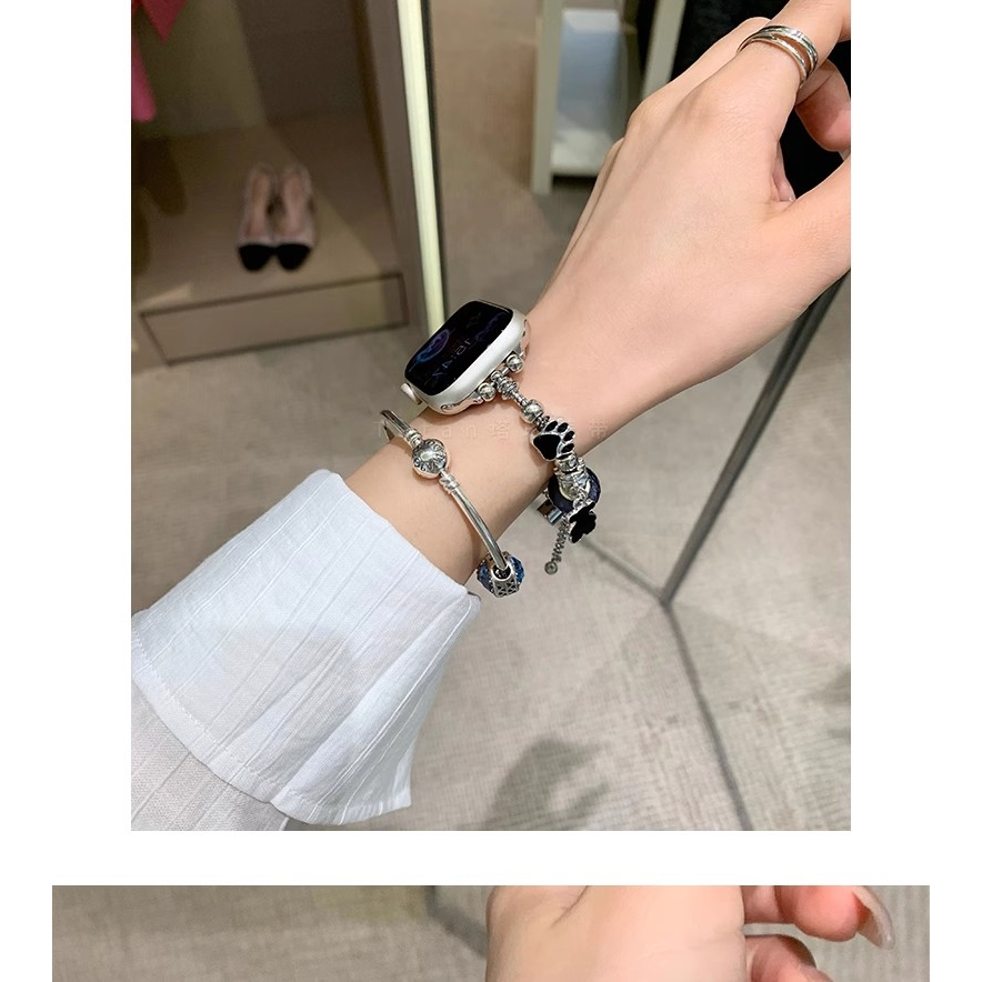 Dây Đeo Thay Thế Bằng Pha Lê Cho Đồng Hồ Apple iwatch 44MM SE 6 40MM