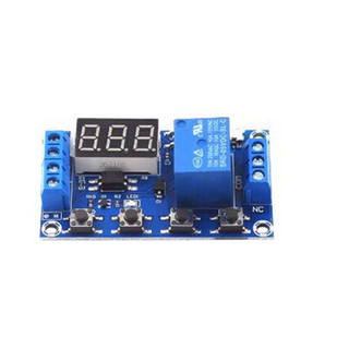 Dc 5v 12v 24v led ánh sáng kỹ thuật số thời gian trễ rơ le kích hoạt chu kỳ hẹn giờ công tắc bảng mạch điều khiển thời gian mô đun tự làm