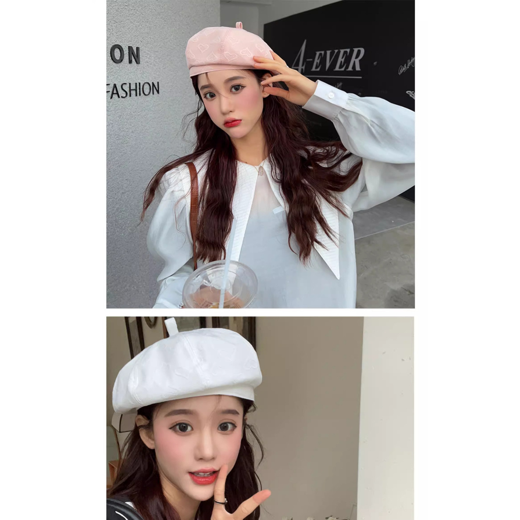 Mũ Nồi Phong Cách Họa Sĩ Ngọt Ngào Dễ Thương Thời Trang Mùa Xuân Niche