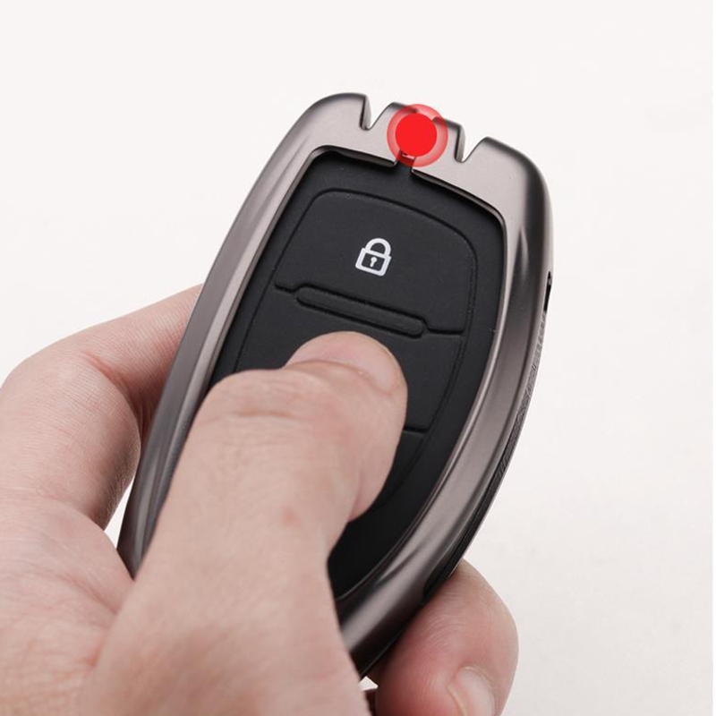Vỏ Bảo Vệ Chìa Khóa Xe Hơi Hyundai i10 Tucson Elantra 3 Nút Bằng Hợp Kim Ốp khoá i10 vỏ chìa khoá i10