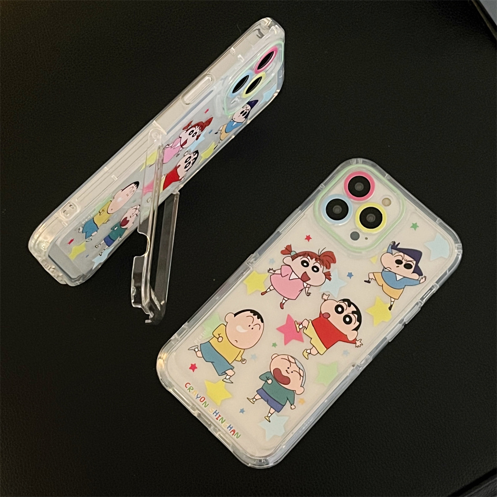 Ốp Điện Thoại TPU Mềm Có Giá Đỡ Ẩn Cho iphone Case 14 Pro Max 13 Pro Max 12 Pro Max