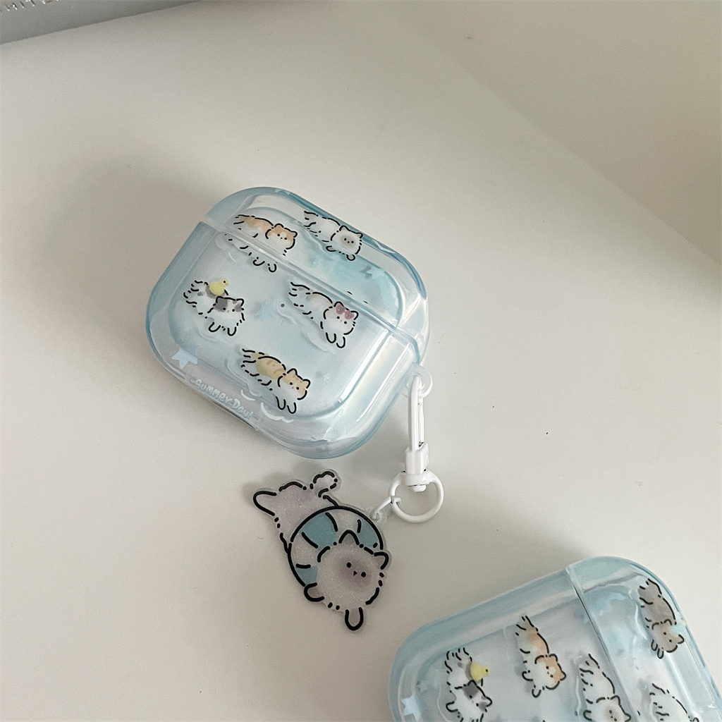 Ốp Hộp Đựng Tai Nghe Nhét Tai Silicon Hình Hoạt Hình Cho iphone AirPods Pro AirPods 1 / 2 / 3