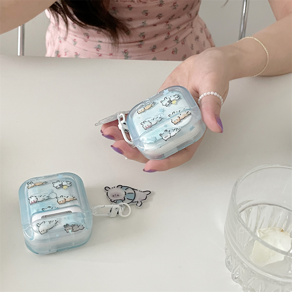 Ốp Hộp Đựng Tai Nghe Nhét Tai Silicon Hình Hoạt Hình Cho iphone AirPods Pro AirPods 1 / 2 / 3