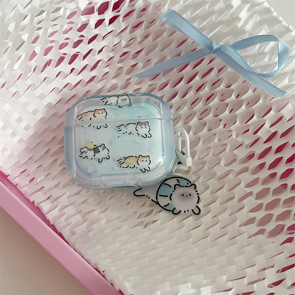 Ốp Hộp Đựng Tai Nghe Nhét Tai Silicon Hình Hoạt Hình Cho iphone AirPods Pro AirPods 1 / 2 / 3