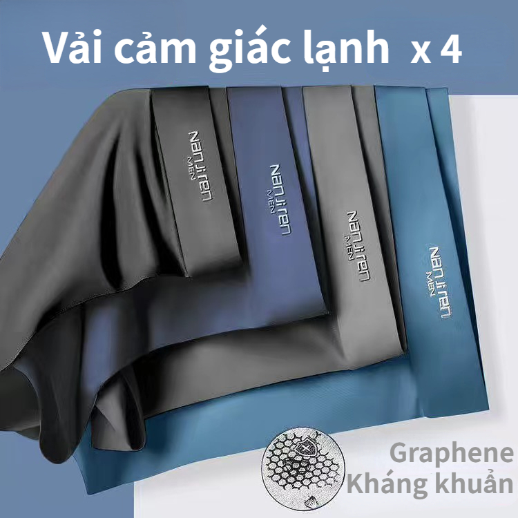 BKING L-5XL Quần lót nam Boxer mùa hè vải lụa băng, Quần sịp nam đùi thun lạnh cao cấp kháng khuẩn, siêu co dãn 4 chiều QUẦN SỊP NAM