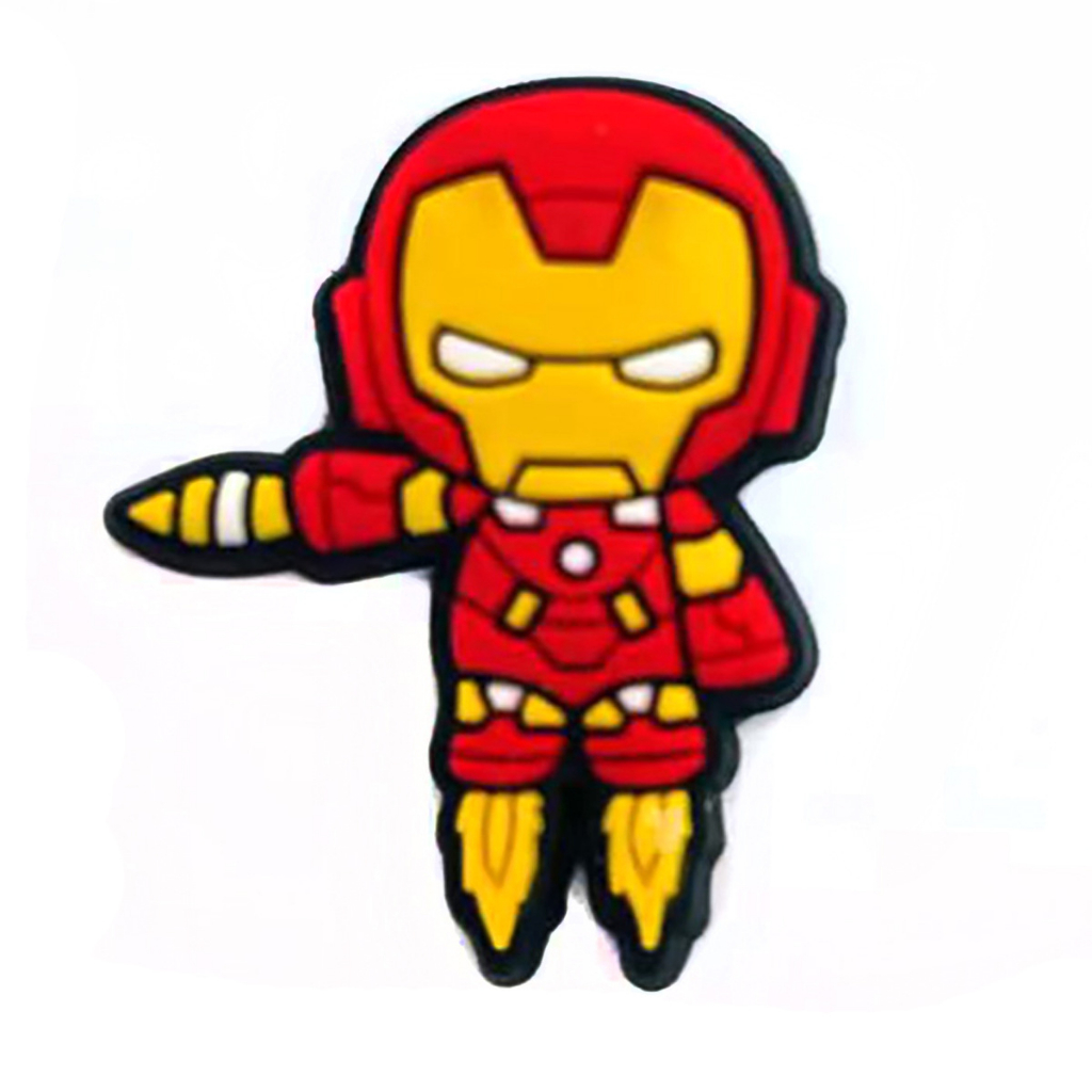 Hot 1 Chiếc Dép Crocs Aceessories Jibbitz Hoạt Hình Siêu Anh Hùng Có Khóa Trang Trí Quà Tặng Trẻ Em diy