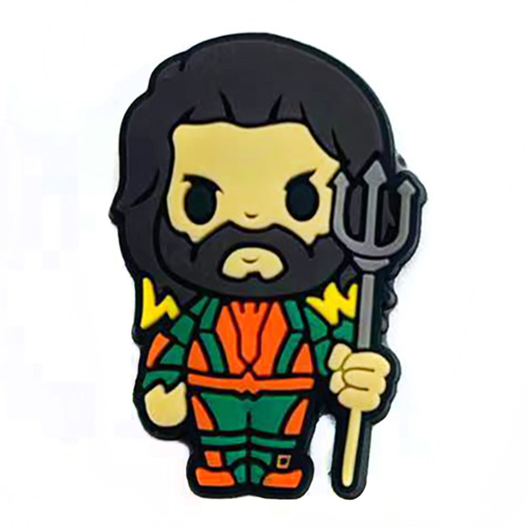 Hot 1 Chiếc Dép Crocs Aceessories Jibbitz Hoạt Hình Siêu Anh Hùng Có Khóa Trang Trí Quà Tặng Trẻ Em diy