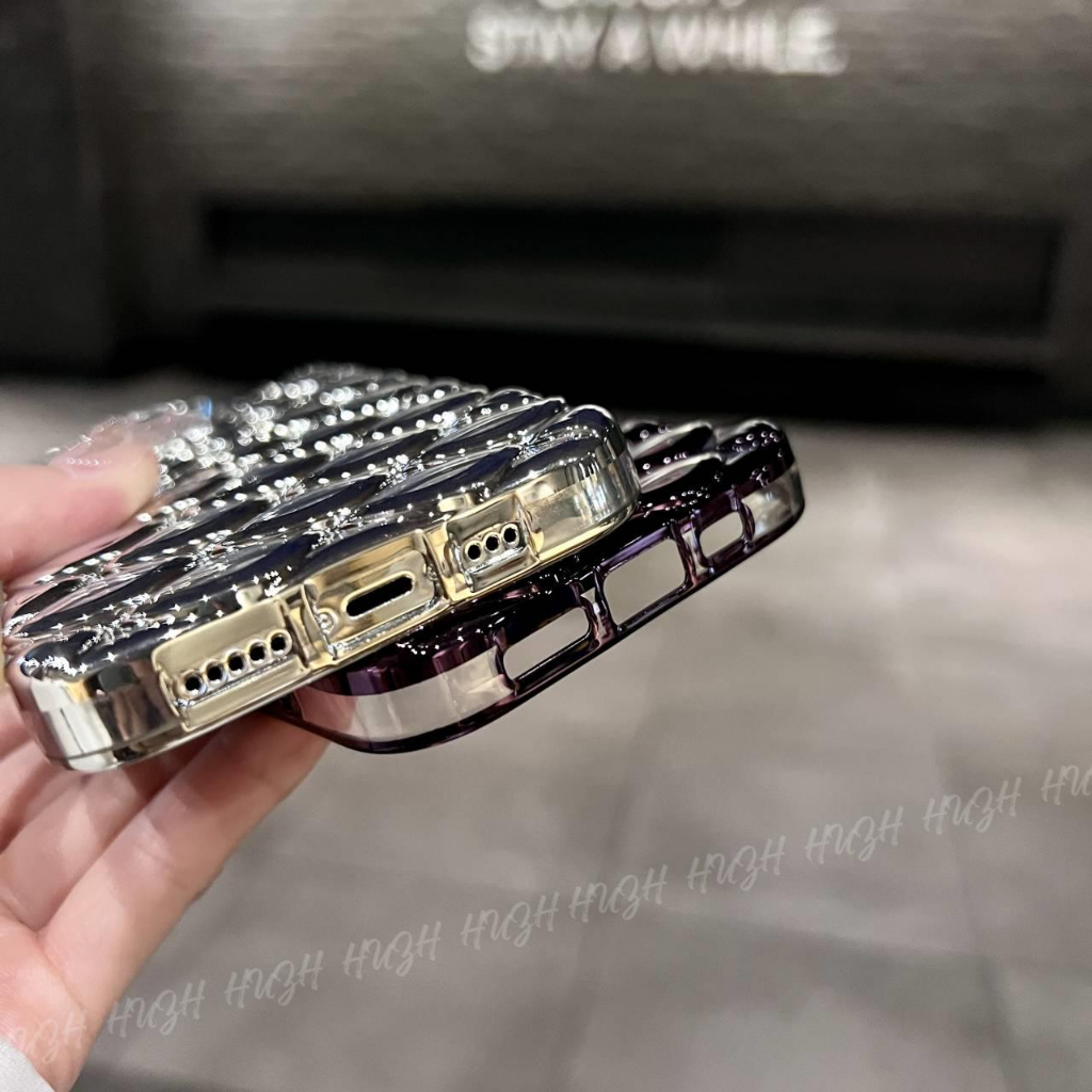 Ốp Điện Thoại Cao Cấp Chống Sốc Dạ Quang In Hình Nàng Tiên Cá Cho iPhone 12 pro max 13 pro max 14 pro max