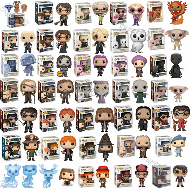 Funko Pop Harry Potter - Hermione Ron Voldemort Malfoy Nick Filch Luna Fawkes Sirius Black Tonks Rit