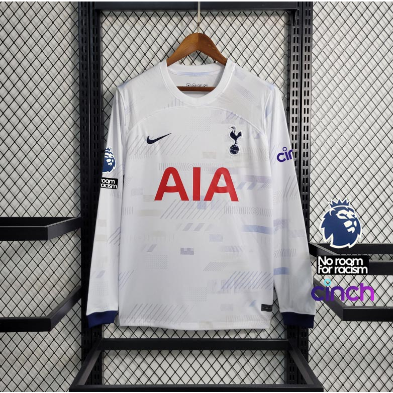 Áo Bóng Đá Dài Tay In Chữ Tottenham Hotspur Size S-2XL 23 / 24