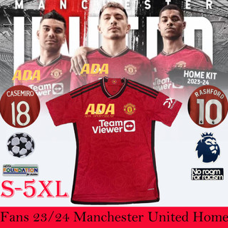 Áo Thun NgắN Tay Thể Thao Cho Nam Size S-5XL # 23-24 MU Man