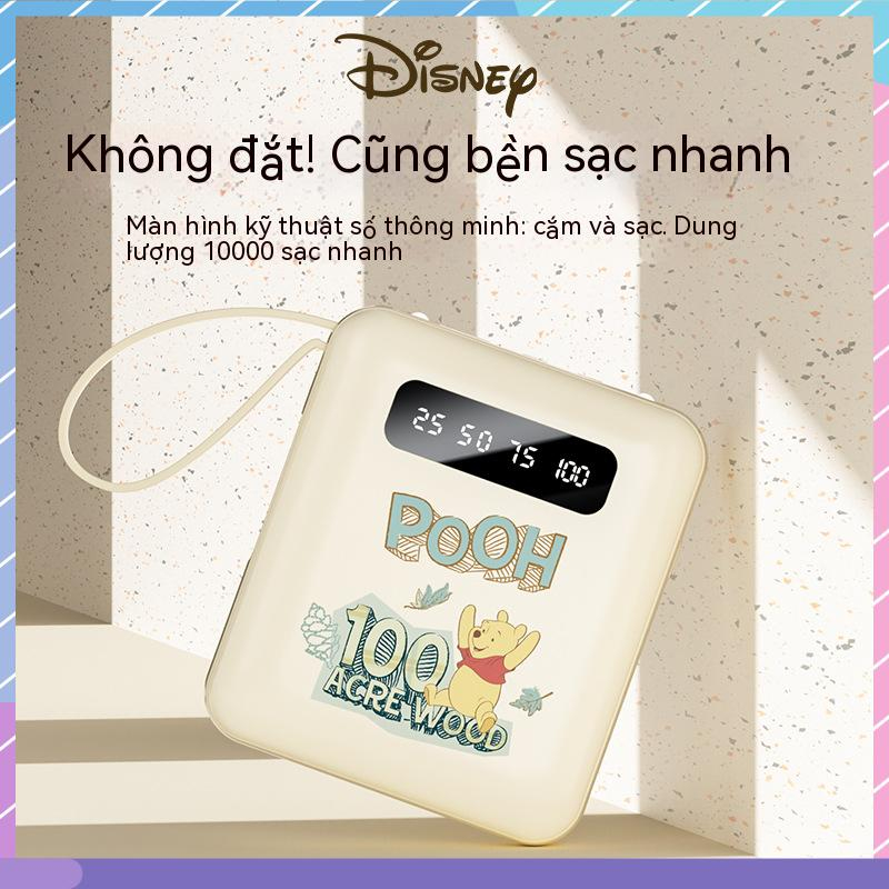 Sạc Dự Phòng Disney joint 10000mAH Dung Lượng Lớn - Đi Kèm Với 4 Dây Sạc Nhanh Cho Samsung / Xiaomi / oppo / vivo