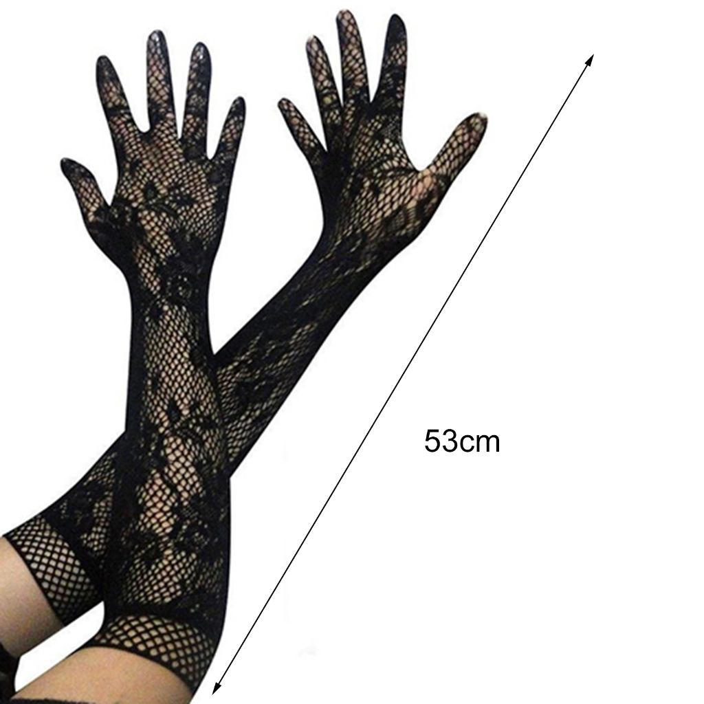 Găng Tay Ren Dài Quyến Rũ Cho Nữ