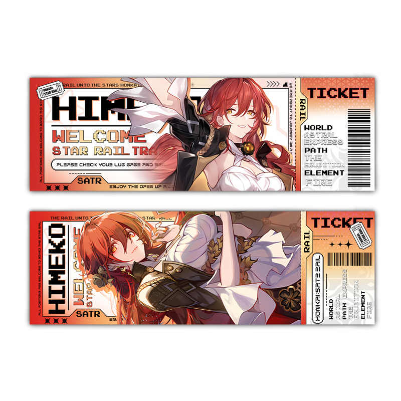 Honkai Starrail Book Mark jingliu imbibitor lunae Tấm Phim Hai Mặt laser Đánh Dấu Sách