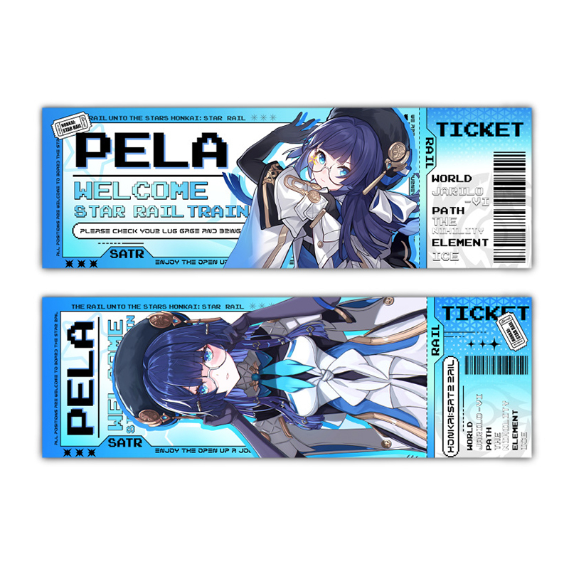 Honkai Starrail Book Mark jingliu imbibitor lunae Tấm Phim Hai Mặt laser Đánh Dấu Sách