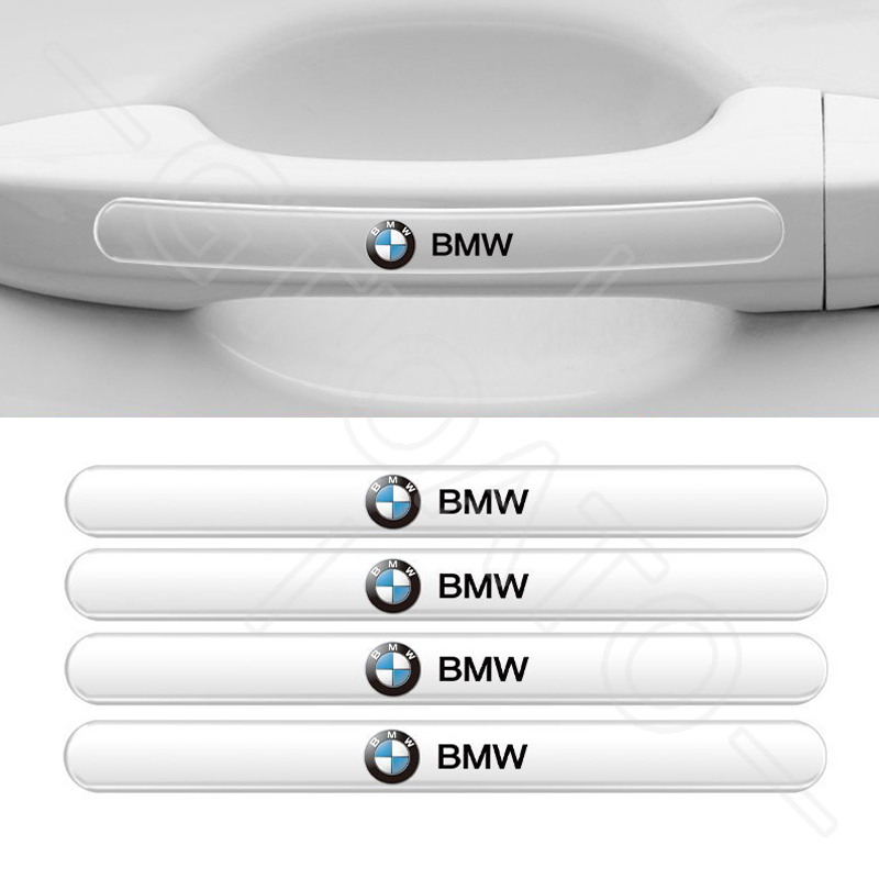 GTIOATO Bộ Bảo Vệ Tay Nắm Cửa ô Tô Trong Suốt Bộ Bảo Vệ Bát Cửa Gương Hậu Xe HơI MiếNg DáN ChốNg XưỚC Phụ KiệN Ô Tô Cho BMW M M4 320I X5 318I X6 X7 Z4 X4 M3 X3 M8 325I