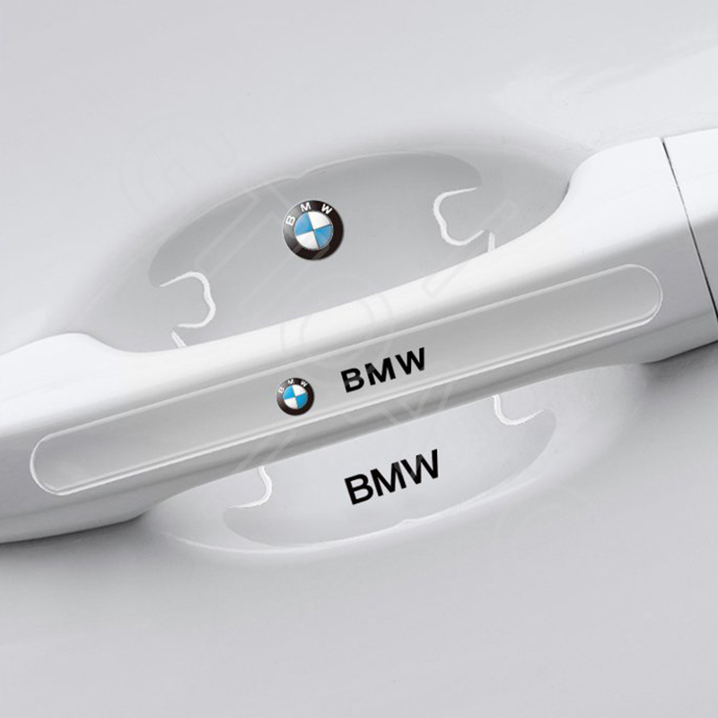 GTIOATO Bộ Bảo Vệ Tay Nắm Cửa ô Tô Trong Suốt Bộ Bảo Vệ Bát Cửa Gương Hậu Xe HơI MiếNg DáN ChốNg XưỚC Phụ KiệN Ô Tô Cho BMW M M4 320I X5 318I X6 X7 Z4 X4 M3 X3 M8 325I