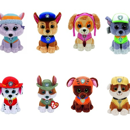 Thú Nhồi Bông Hình Chú Chó Cứu Hộ 15-30Cm Đáng Yêu Cho Bé