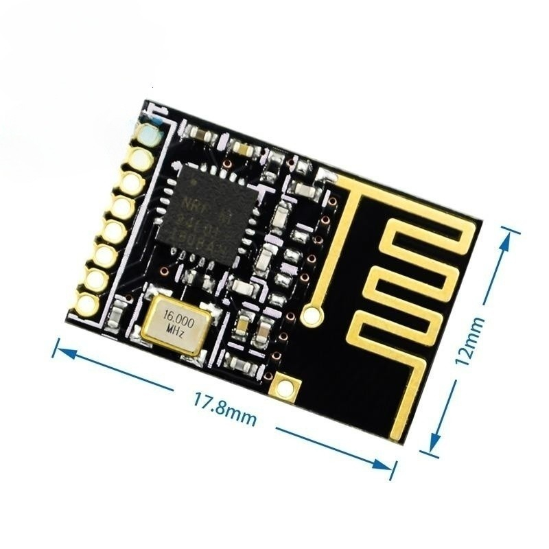 Phiên bản Mini NRF24L01 Mô-đun không dây Phiên bản nâng cao công suất Mô-đun thu phát không dây 2.4G