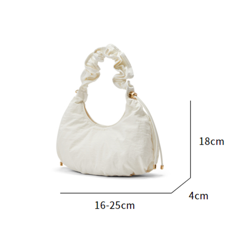 Mùa Hè Mới Cnk23 Mùa Hè 20271138 Túi Dây Rút Xếp Ly Thời Trang Cho Nữ