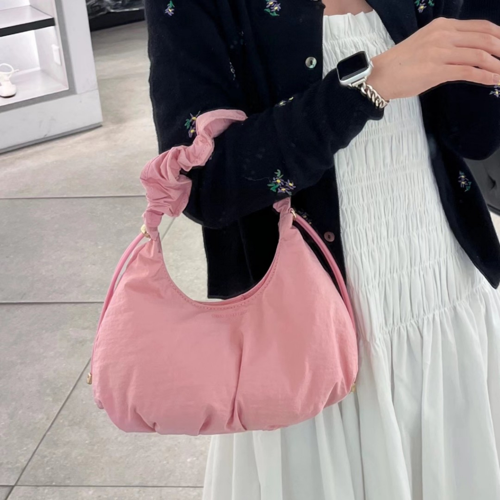 Mùa Hè Mới Cnk23 Mùa Hè 20271138 Túi Dây Rút Xếp Ly Thời Trang Cho Nữ