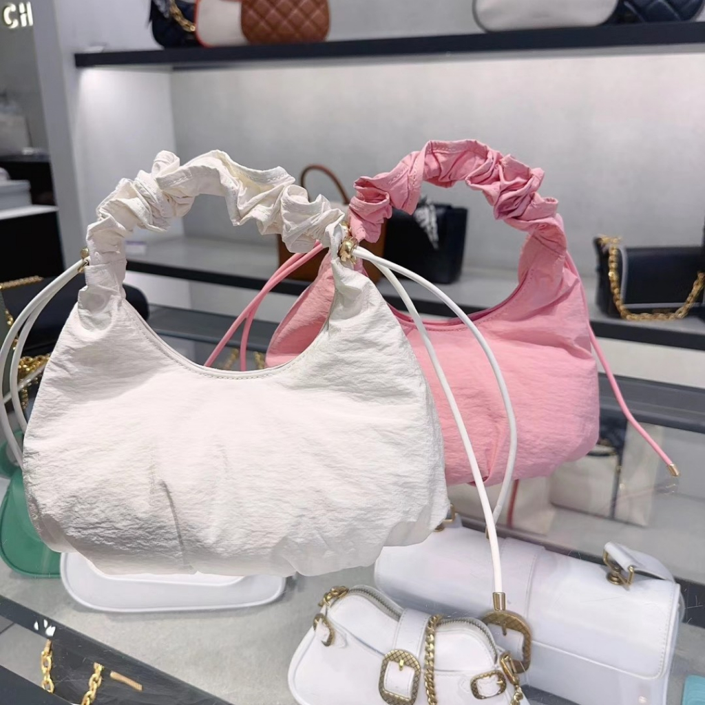 Mùa Hè Mới Cnk23 Mùa Hè 20271138 Túi Dây Rút Xếp Ly Thời Trang Cho Nữ