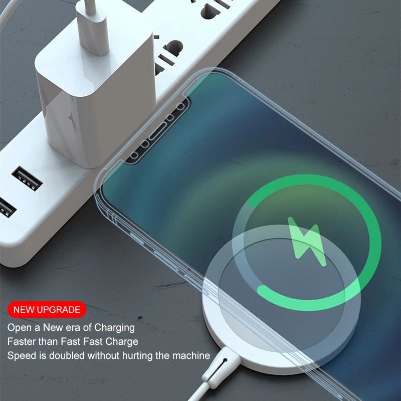 Đế Sạc Không Dây Có Nam Châm Hít 20W Cho IOS