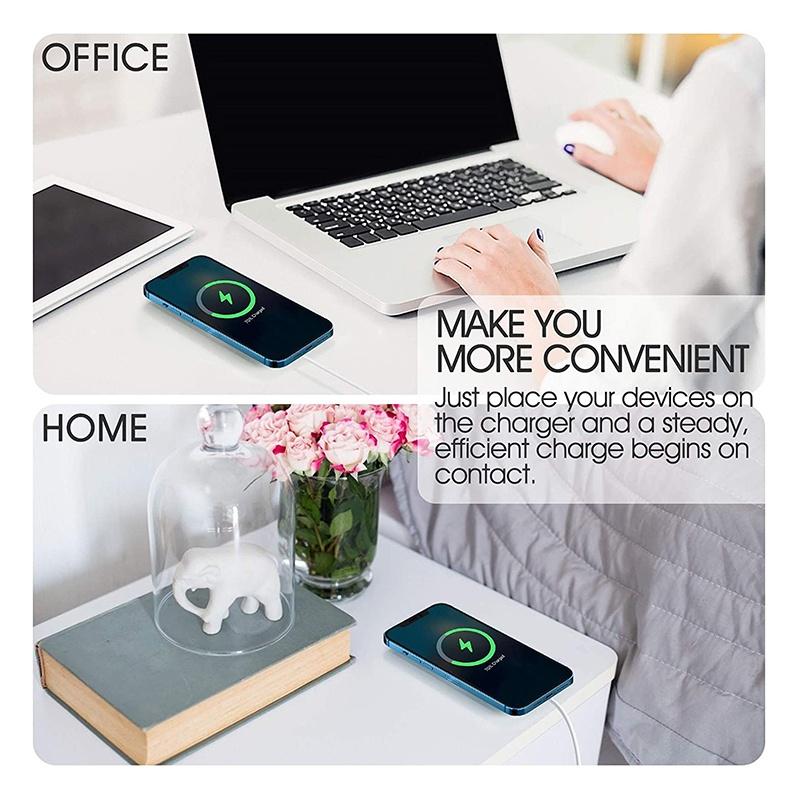 Đế Sạc Không Dây Có Nam Châm Hít 20W Cho IOS