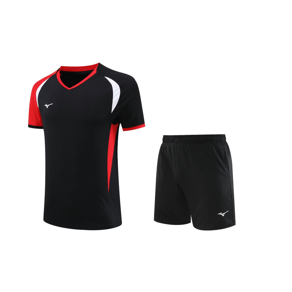 Áo Khoác Thể Thao Tay Ngắn Thoáng Khí Nhanh Khô Mizuno Dành Cho Nam Nữ Chơi Cầu Lông tennis