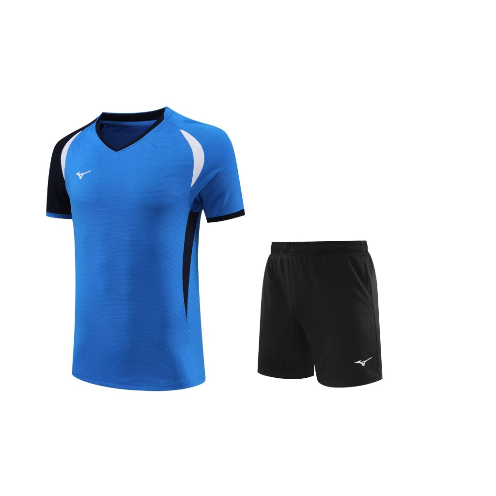 Áo Khoác Thể Thao Tay Ngắn Thoáng Khí Nhanh Khô Mizuno Dành Cho Nam Nữ Chơi Cầu Lông tennis