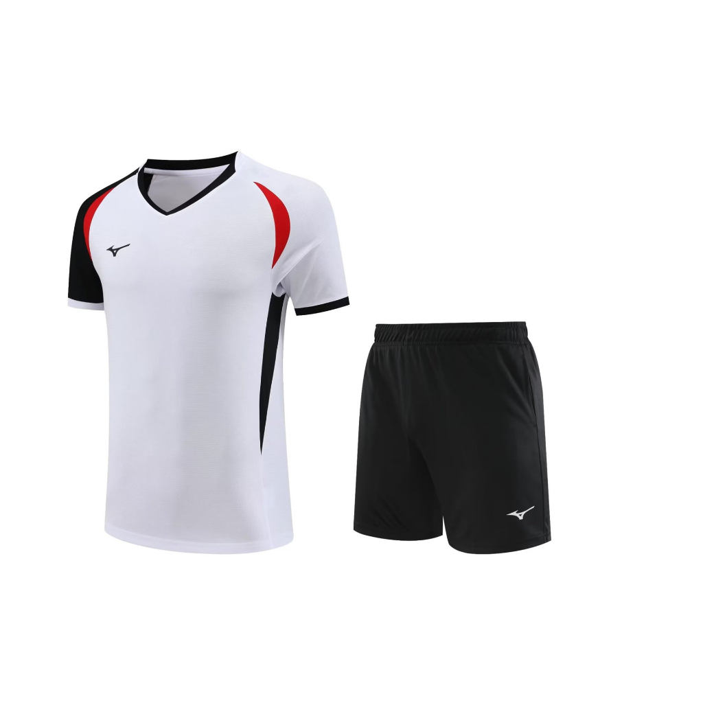 Áo Khoác Thể Thao Tay Ngắn Thoáng Khí Nhanh Khô Mizuno Dành Cho Nam Nữ Chơi Cầu Lông tennis