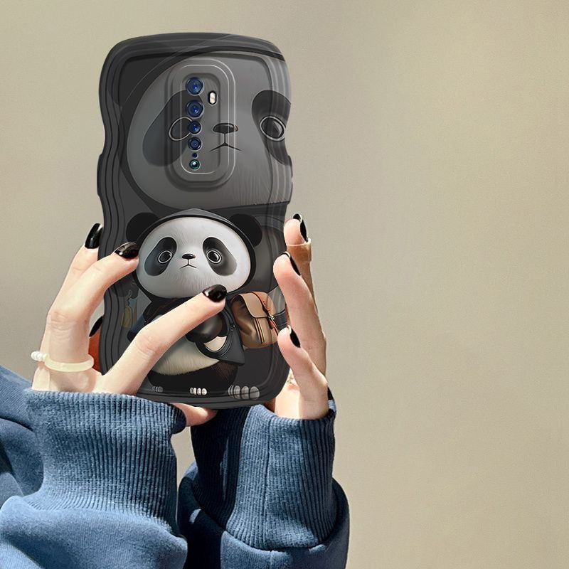 Ốp Điện Thoại Silicone Hình Gấu Trúc Cho OPPO Reno2F Reno2Z OPPO Reno2 Reno