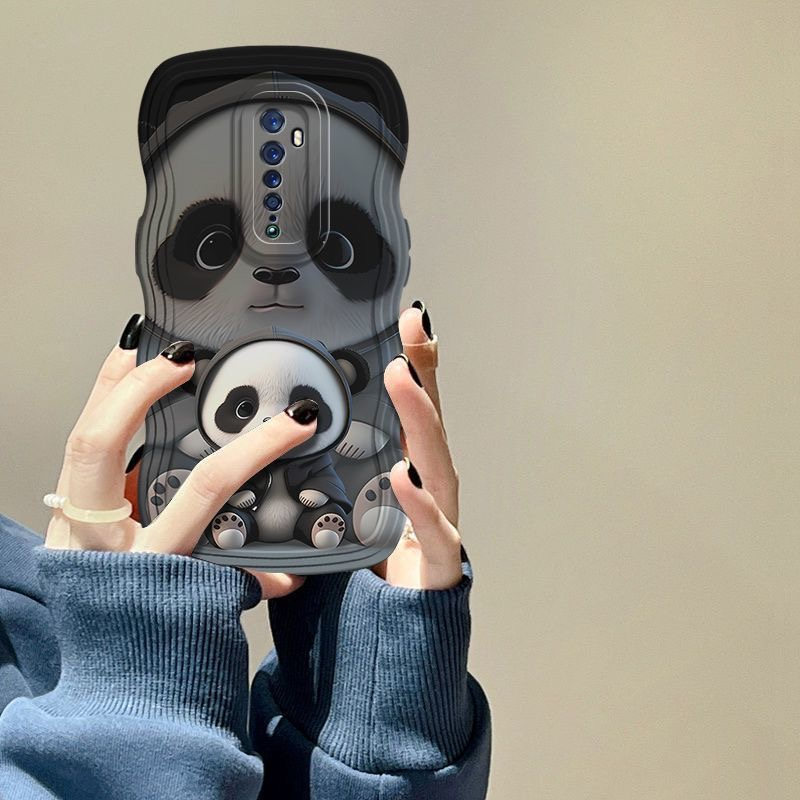 Ốp Điện Thoại Silicone Hình Gấu Trúc Cho OPPO Reno2F Reno2Z OPPO Reno2 Reno