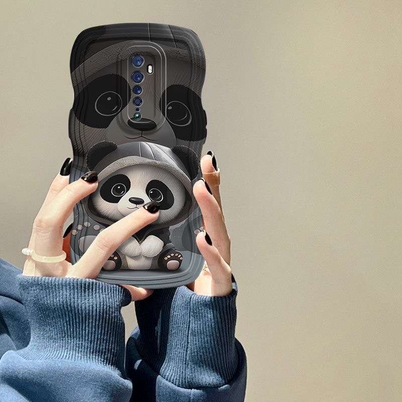 Ốp Điện Thoại Silicone Hình Gấu Trúc Cho OPPO Reno2F Reno2Z OPPO Reno2 Reno