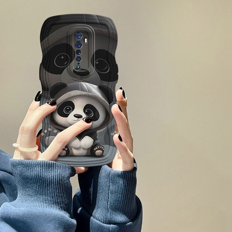Ốp Điện Thoại Silicone Hình Gấu Trúc Cho OPPO Reno2F Reno2Z OPPO Reno2 Reno