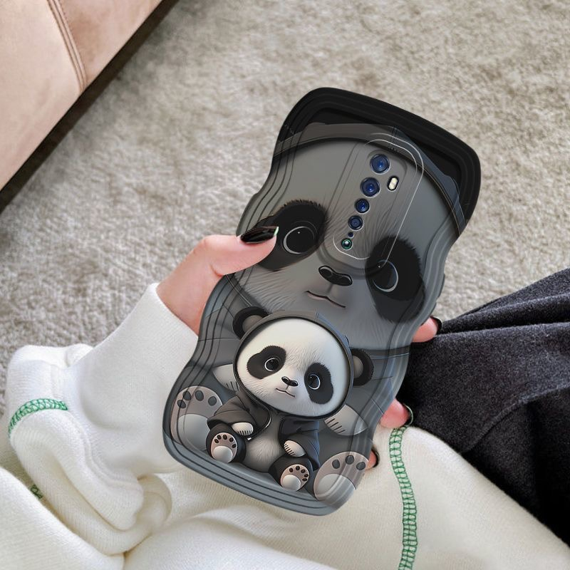 Ốp Điện Thoại Silicone Hình Gấu Trúc Cho OPPO Reno2F Reno2Z OPPO Reno2 Reno