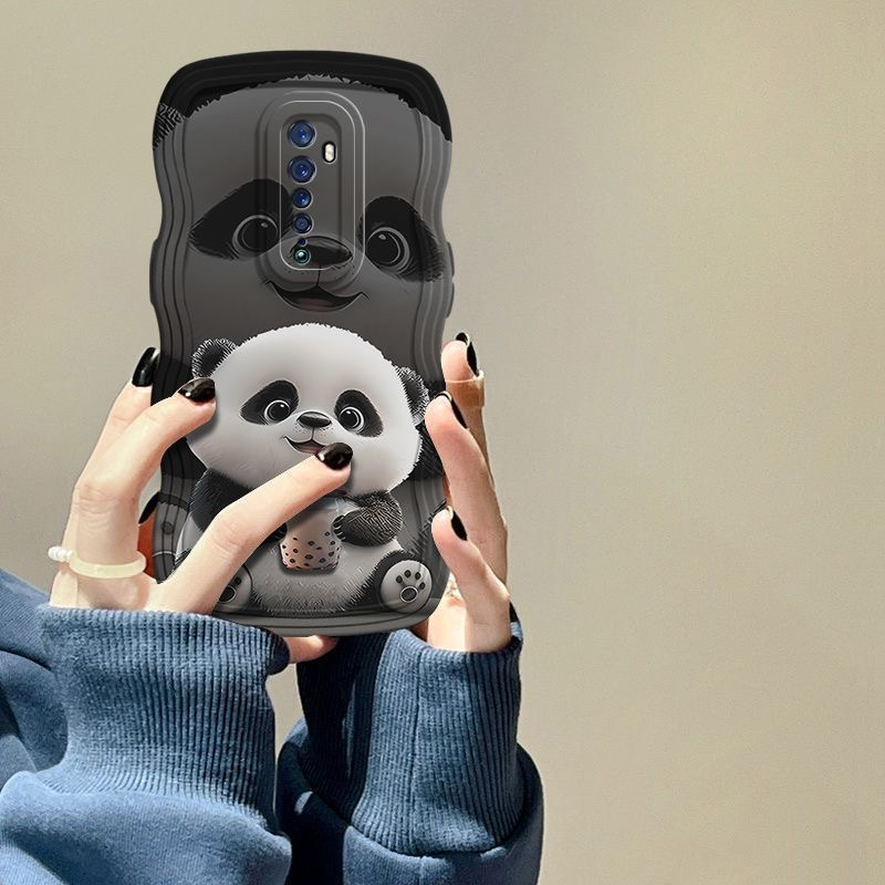 Ốp Điện Thoại Silicone Hình Gấu Trúc Cho OPPO Reno2F Reno2Z OPPO Reno2 Reno