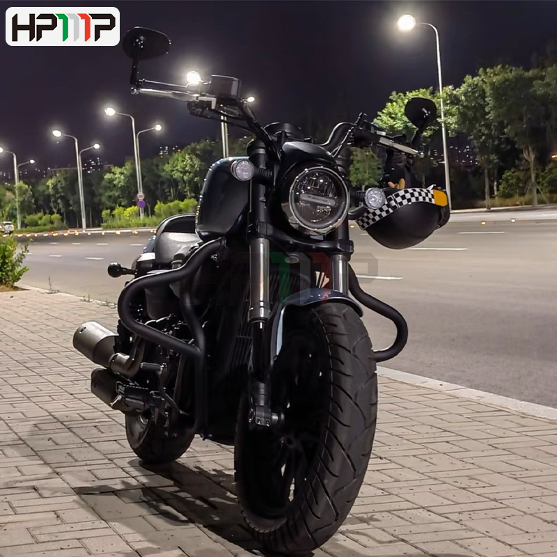 Gương Chiếu Hậu Bằng Hợp Kim Nhôm Gắn Phía Sau Xe Mô Tô